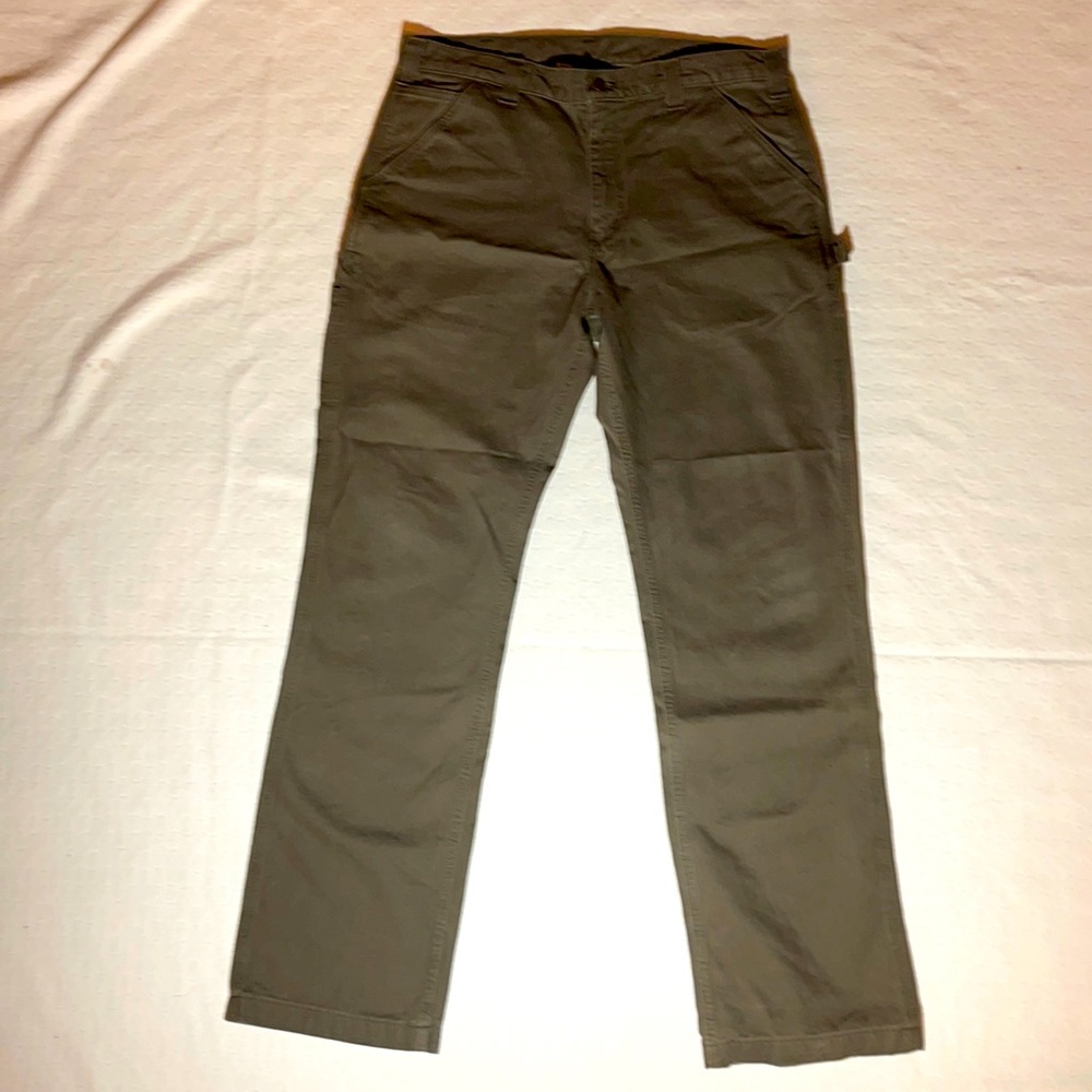 1 Pair Of Carhartt work Pants Tag 36X34 Actual 36X33.5 Ex.Cond